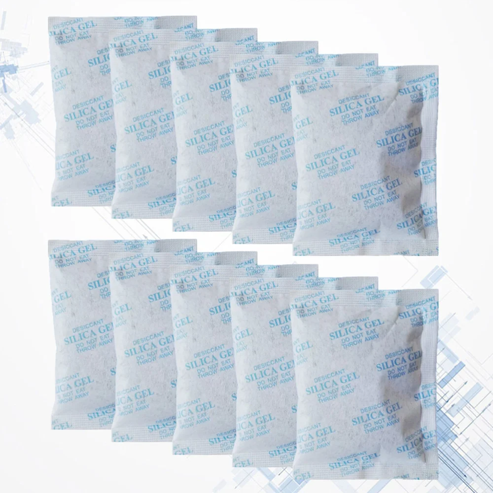 

50Pcs 50g Silica Desiccant Moisture Absorber Dry Damp-Proof Corrosion Prevention(Sky-Blue)