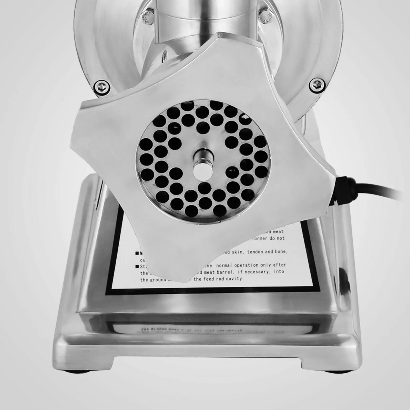 

1100W safe and stable electric stainless steel meat grinder automatically grinds 200 kg / hour