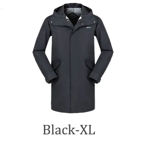 Black XL Xiaomi ZENPH, ветрозащитная водоотталкивающая мягкая теплая куртка, 3D стерео, не скатывается, средняя и длинная секция пальто для мужчин и женщин - Цвет: Black XL