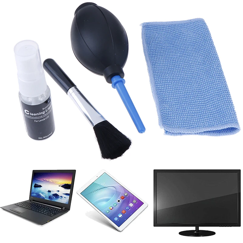 4 In1 Screen Cleaning Kit For LCD LED Plasma TV PC Monitor Laptop Tablet Cleaner Household Cleaning Kit images - 6