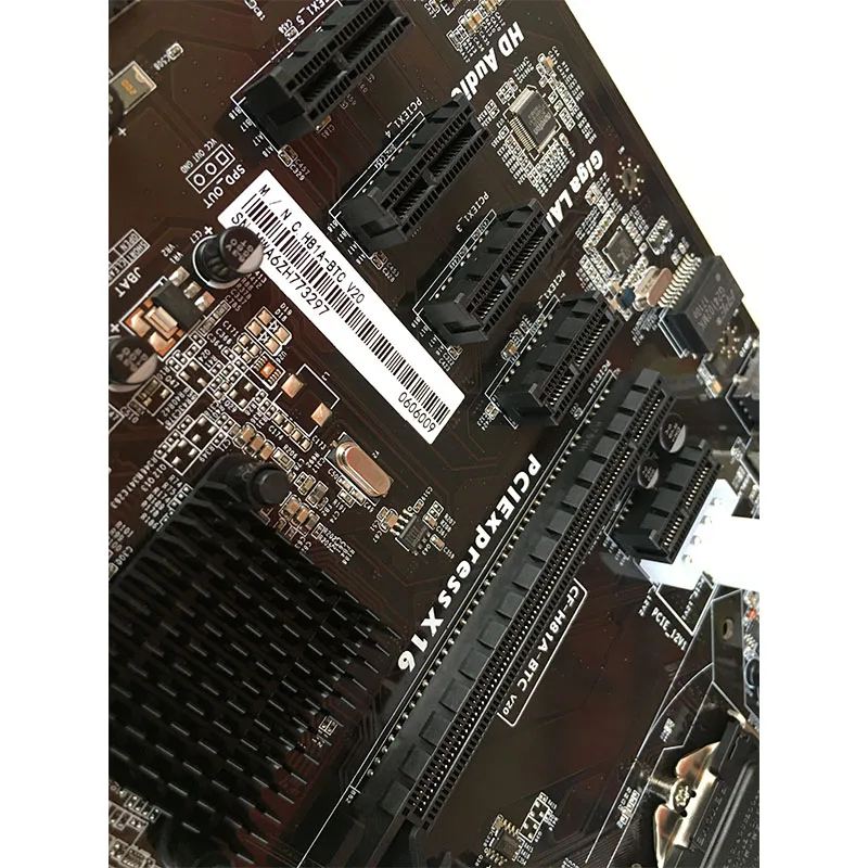 Материнская плата H81 BTC PRO для майнинга материнская H81P B85 Z87 H87 6GPU 6PCI-E коридора LGA 1150 |