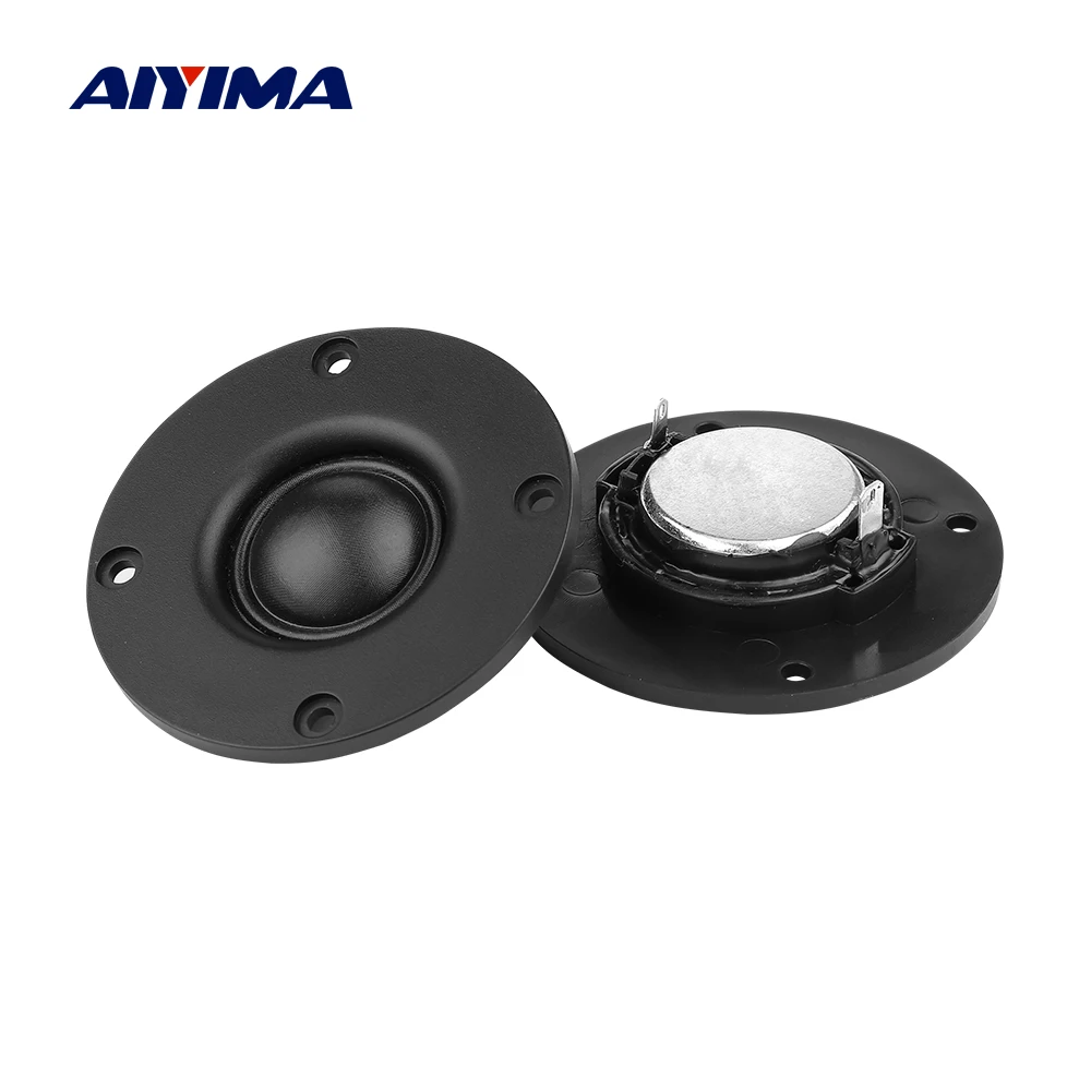 AIYIMA 3 дюйма 72mm 8 Ohm 30W купольная Шелковый пленочный твитер Динамик блоки маленький