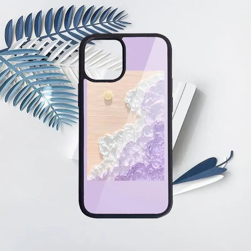 

Creative three-dimensional oil painting Phone Case for iPhone 11 12 pro XS MAX 8 7 6 6S Plus X 5S SE 2020 XR Hard PC