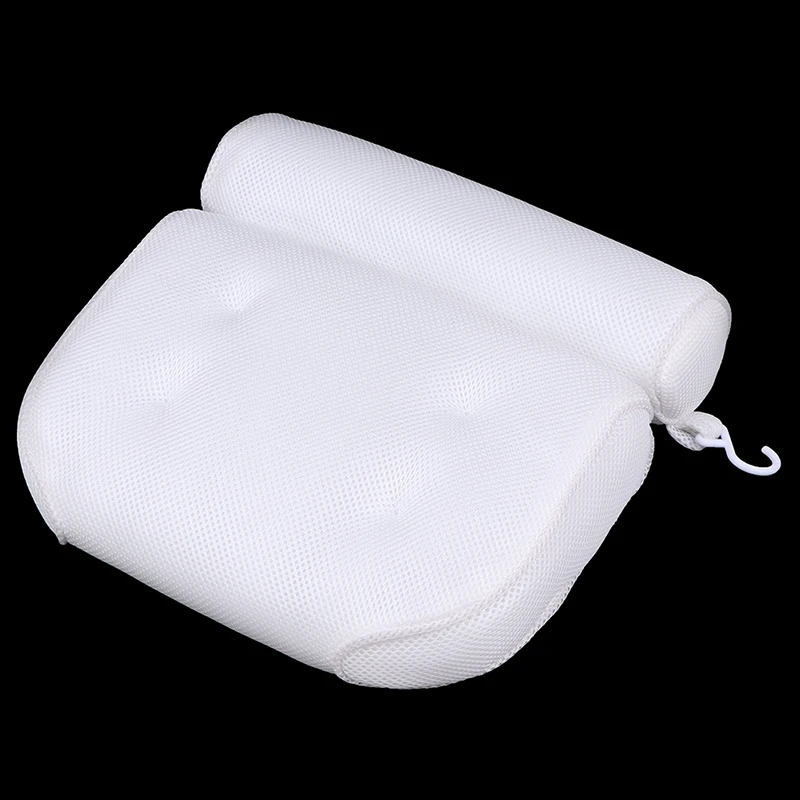 

High Quality Bath Tub Spa Pillow Cushion Neck Back Support Foam Comfort Bathtub Suction Cup