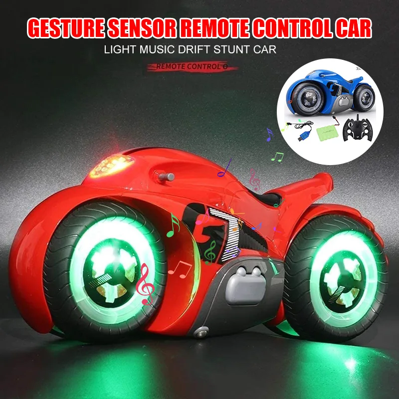 Hot Selling RC High-Speed Stunt Motorcycle with Rechargeable Batteries Remote Control Drift Kids Toy LBV | Игрушки и хобби