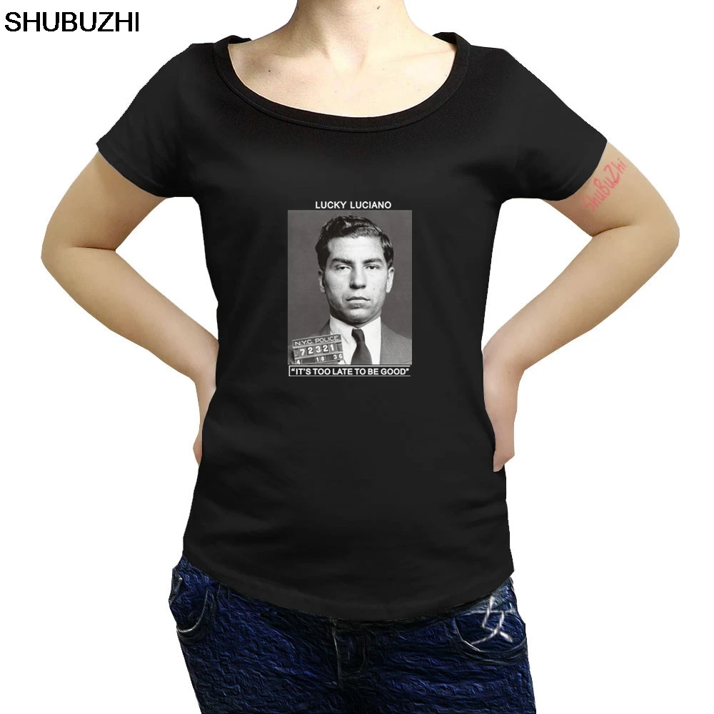 Рубашка Lucky Luciano Mugshot с цитатами 3 футболки мафия картель лекарственными