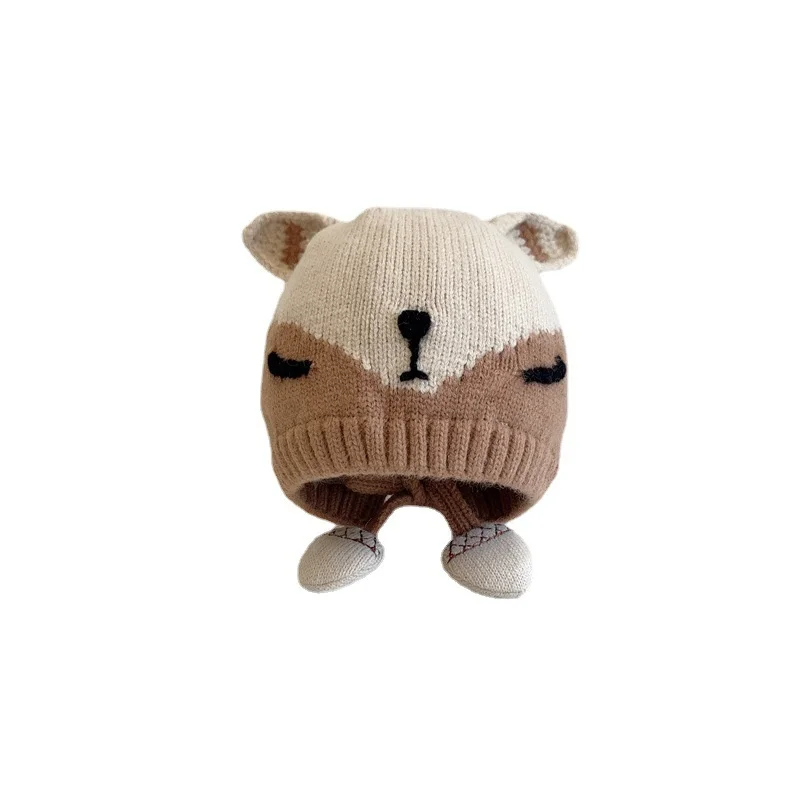 

Шапки для маленьких мальчиков и девочек, реквизит для фотосъемки новорожденных, детские шапки на осень и зиму, мультяшная собака, дизайн для...