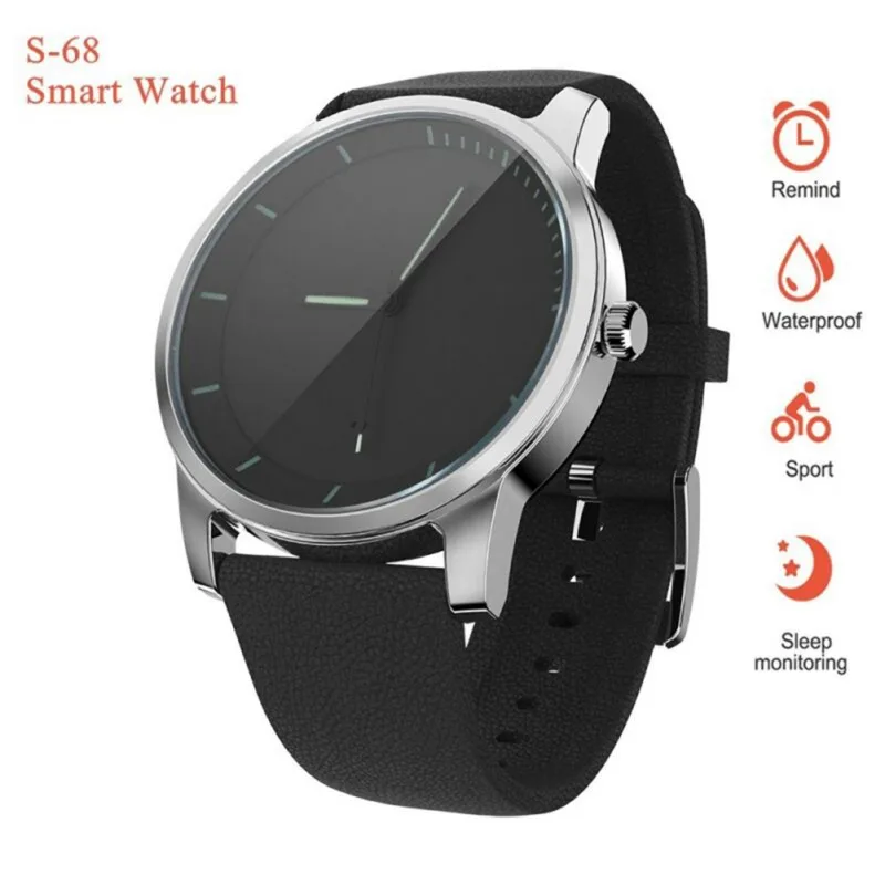 Newest Hottest High Quality Smart Watch S68 Circular Screen Bluetooth Smart Watch Quartz Movement Watch