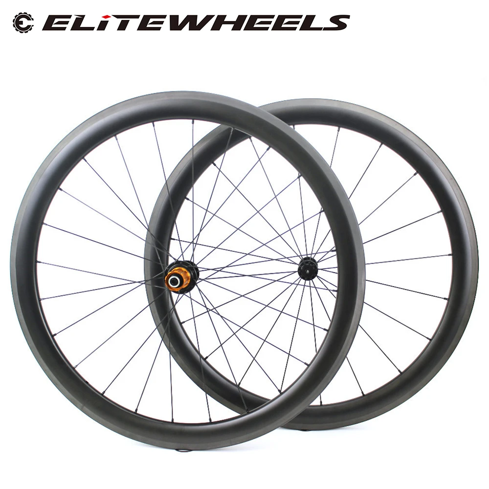 ELITEWHEELS шоссейный велосипед 700c Углеродные колеса клинчер трубчатые бескамерные