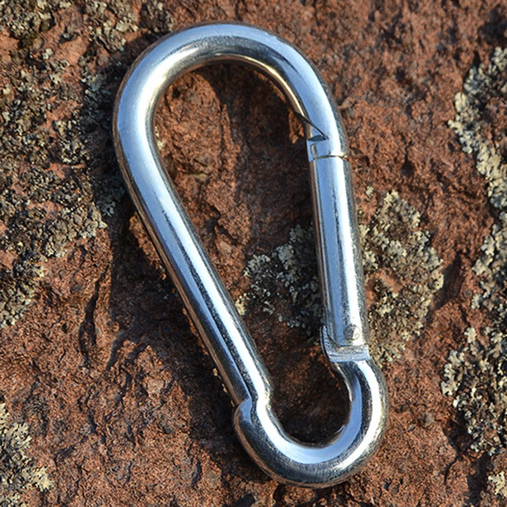 

Outdoor Camping Alloy Steel Buckle Hook D-ring Safety Mountain Climb Carabiner Travelling Easy Carrying Portable Part