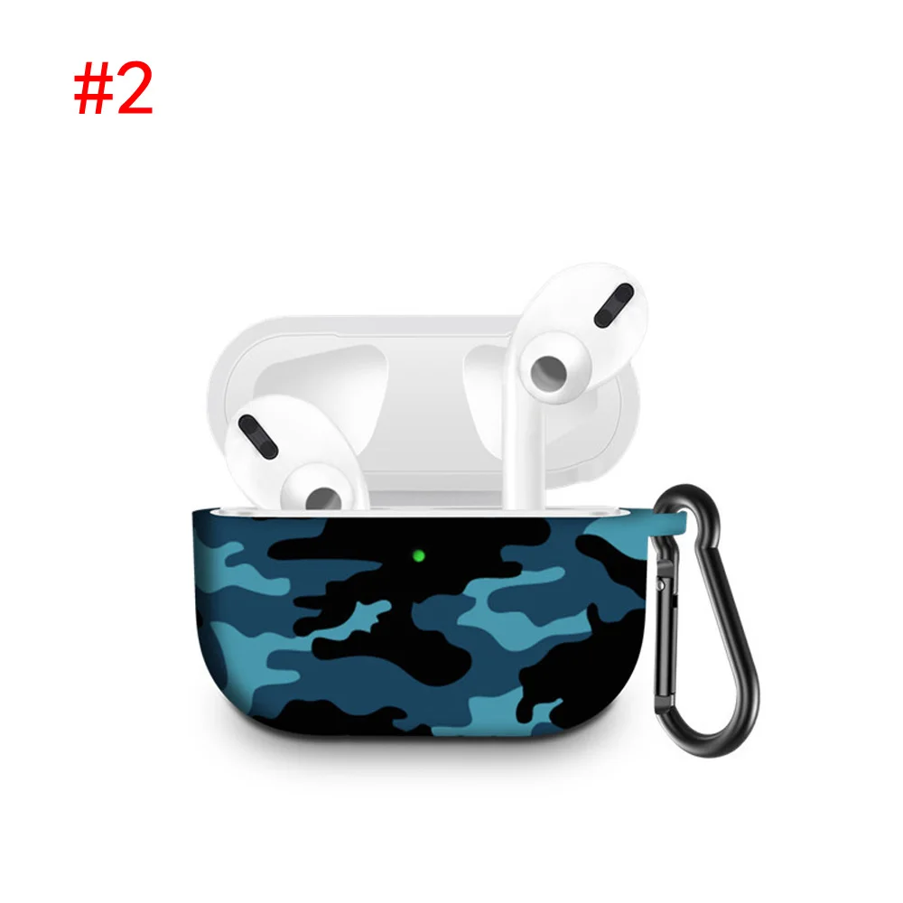 Многоцветный беспроводной чехол для наушников AirPods Pro силиконовый отличный Чехол