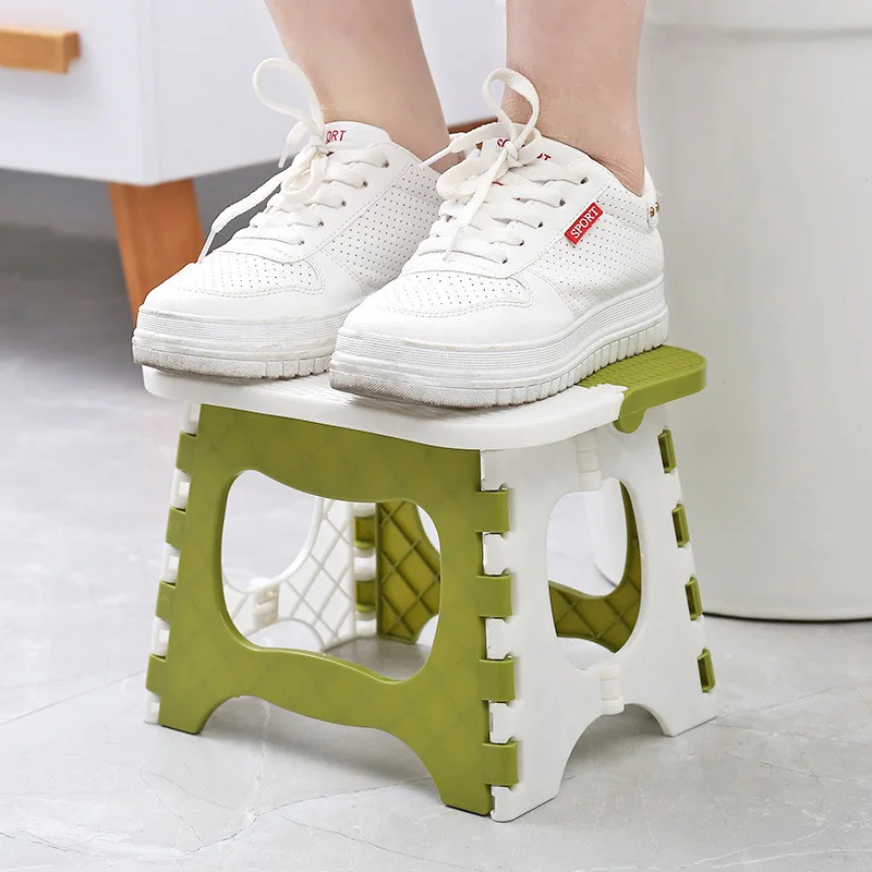 

Folding Chair Outdoor Children's Folding Bench Plastic Stool Folding Stool Thick and Portable Plastic Chair