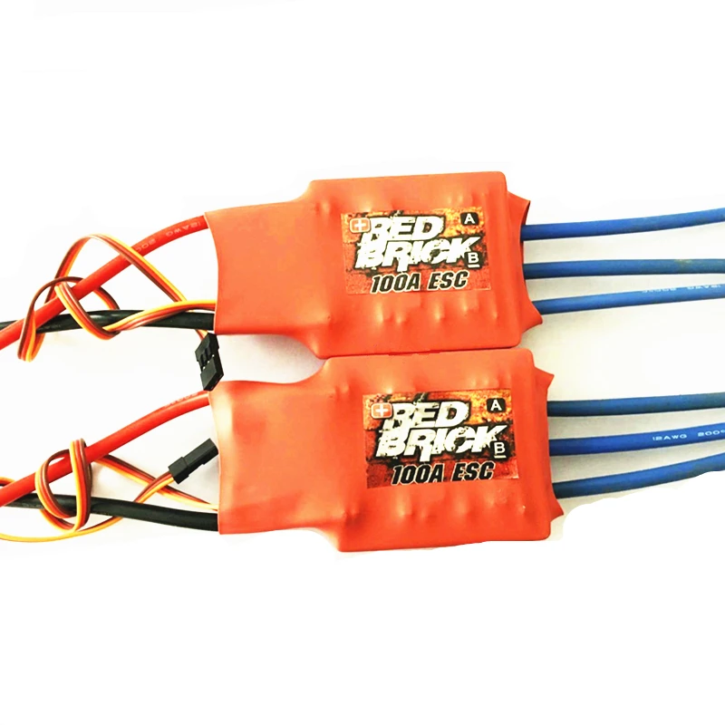 Красный кирпич FPV Мультикоптер HV 100A бесщеточный ESC электронный регулятор