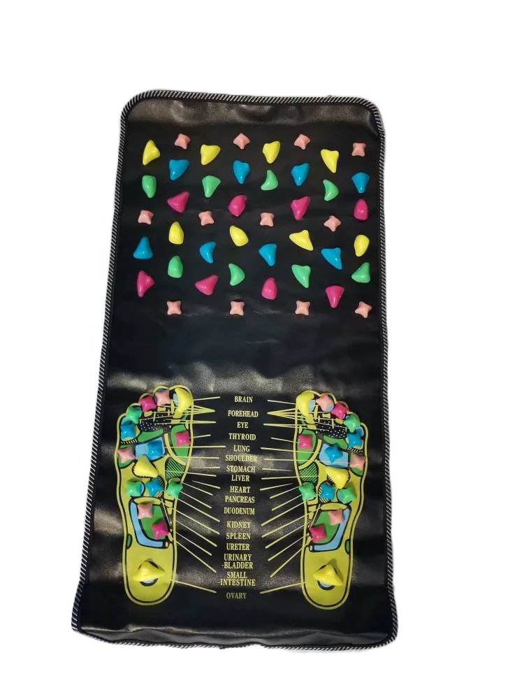 Коврик для массажа стоп, с имитацией камня, 70 х35