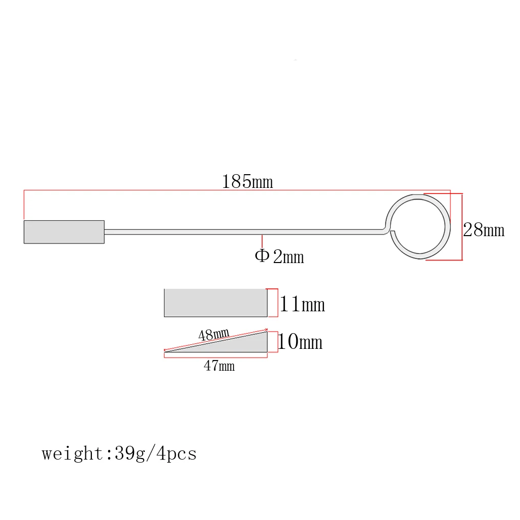 Профессиональные фортепианные муты с ручкой резиновая Настройка немой 4 шт 185 мм/7