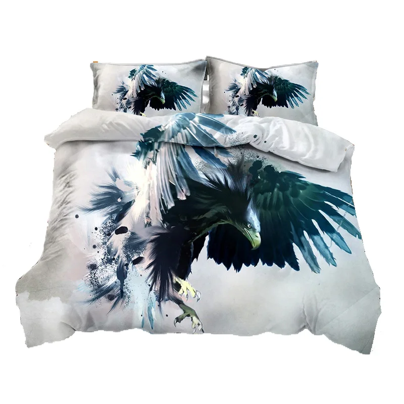 Животные искусство Орел пододеяльник комплект постельного белья Роскошный