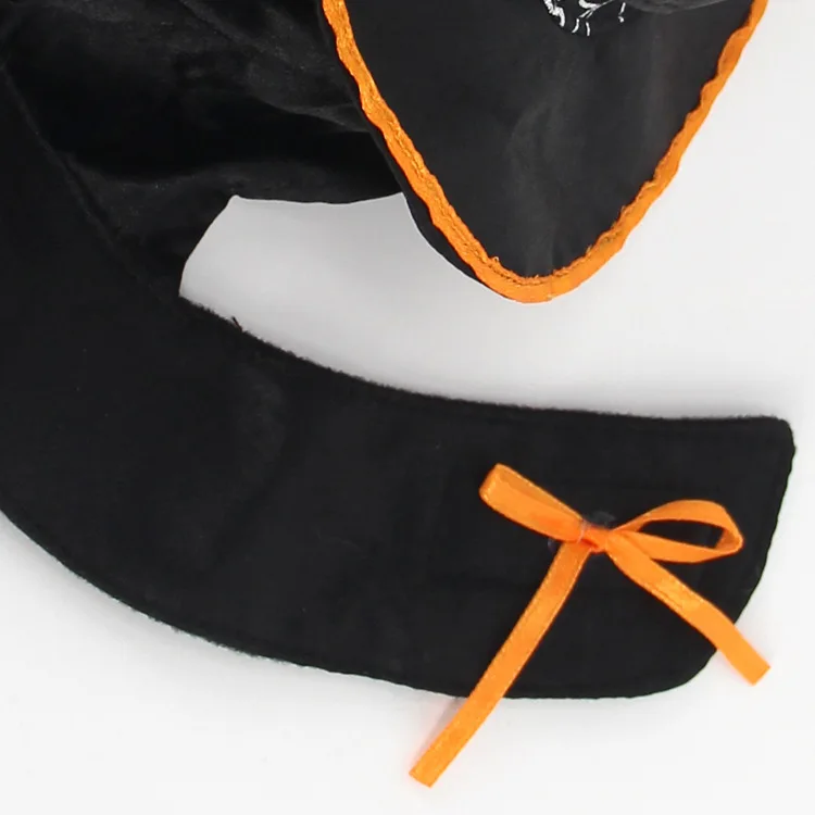 

Jizizi Autumn and Winter Pet Decorations Cat Halloween Dress-up Cloak Wizard's Hat Teddy Small Dog Mutable Hat