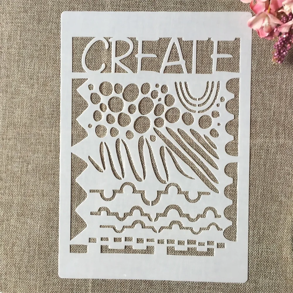 

A4 29cm Create Wavy Line Dot DIY Layering Stencils Wall Painting Scrapbook Coloring Embossing Album Decorative Template