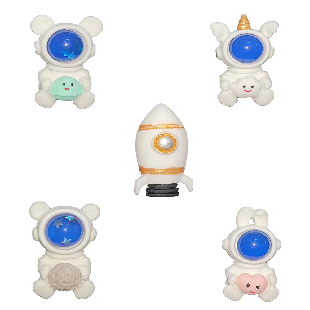 5 шт. магнитные наклейки на холодильник в виде астронавта кролика ушей рога