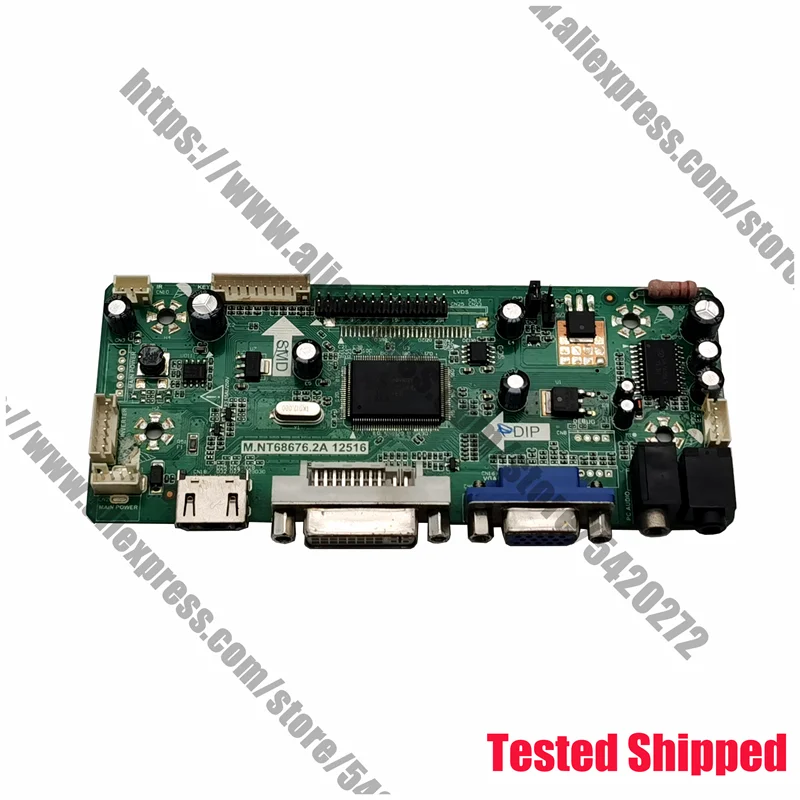 100% оригинальная тестовая плата драйвера для M.NT68676.2A HDMI VGA DVI с аудио | Электроника