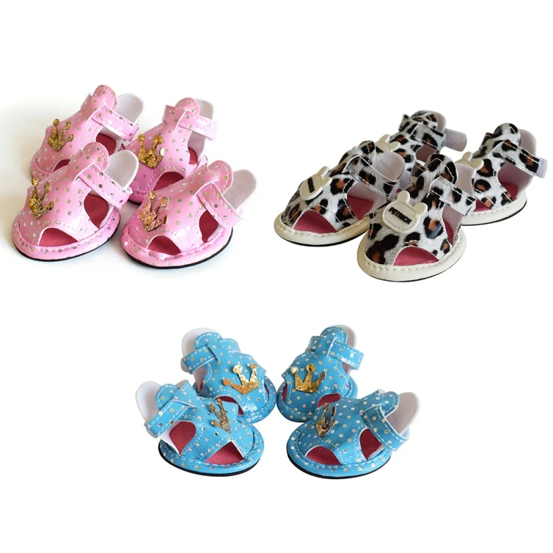 Обувь для собак кошек Повседневная нескользящая обувь домашних питомцев с