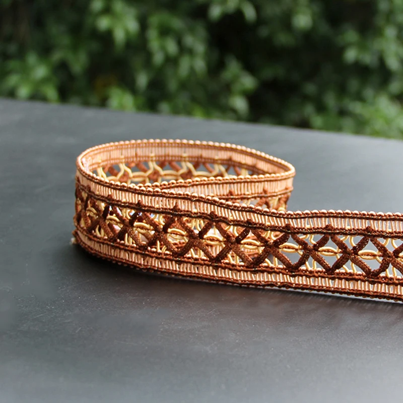 

6m Embroidery Lace Trim Ribbon Wrap Trim Sewing Accessories DIY Garment Shoulder Straps Clothes Pillows Sofa Decor Accessories