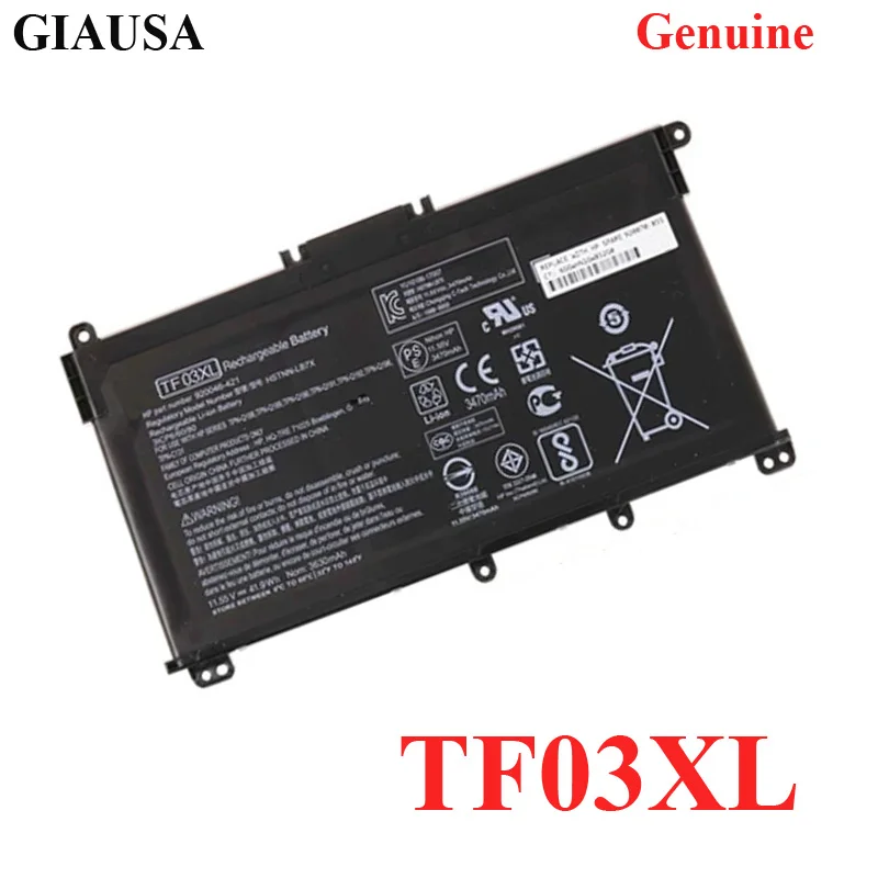 Фото Аккумулятор TF03XL для HP 14-bp080nd 14-bf 15-CC TPN-Q188 Q189 Q190 Q191 Q192 Q201 HSTNN-LB7X HSTNN-LB7J 920070 -855 №1