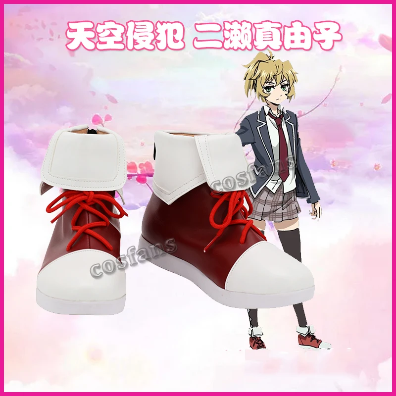 

Tenkuu Shinpan высокой высоты вторжение Косплей Mayuko Nise Аниме высокой высоты вторжение Mayuko Nise Косплей Костюм блонд парики Unifroms