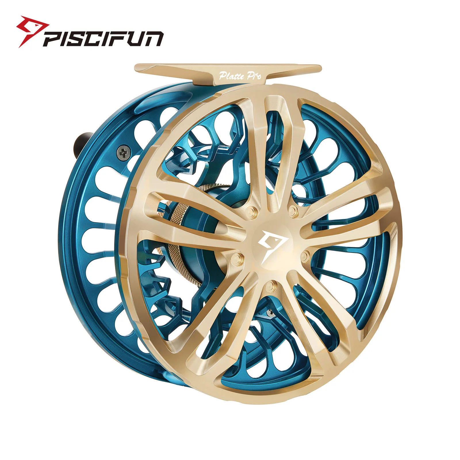 

Piscifun Platte Pro Fly Reel Full Size Sealed Drag CNC Machined Strong Large Arbor Double Click Drag Retrieve Fly Fishing Reel