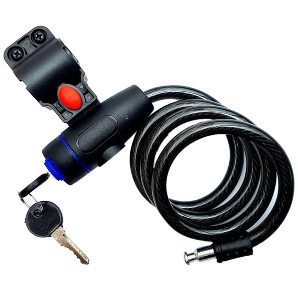 Спиральный стальной кабель с защитой от кражи комбинированный код аксессуары