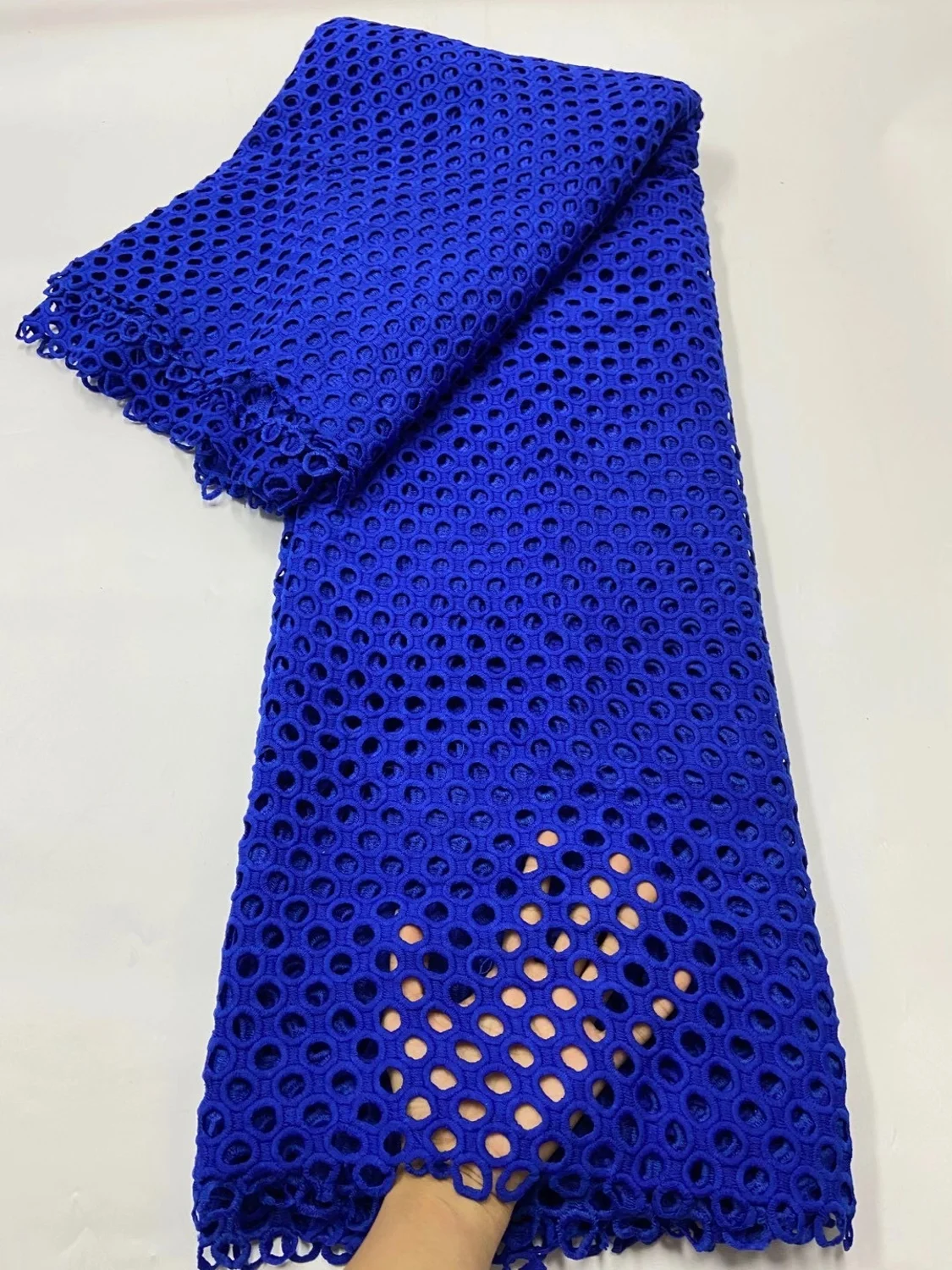 Нигерийский шнур гипюр кружевная ткань 2020 Высокое качество Африканский молочный