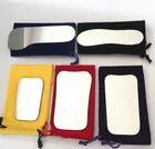 5 шт. Стоматологические Ортодонтические интраоральные отражатель для фотосъемки зеркальные двухсторонние зеркала из родированного стекла с сумкой для хранения для стоматологической клиники