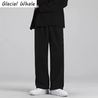 Мужские широкие брюки GlacialWhale, новинка 2021 года, мешковатые брюки большого размера в решетку, японская уличная одежда, удобные мужские спортивные штаны для бега