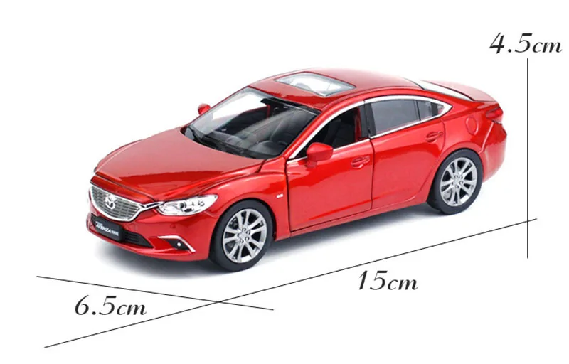 1/32 Scale MAZDA 6 ATENZA RED Diecast Car Model Toy Collection Gift NEW NIB 