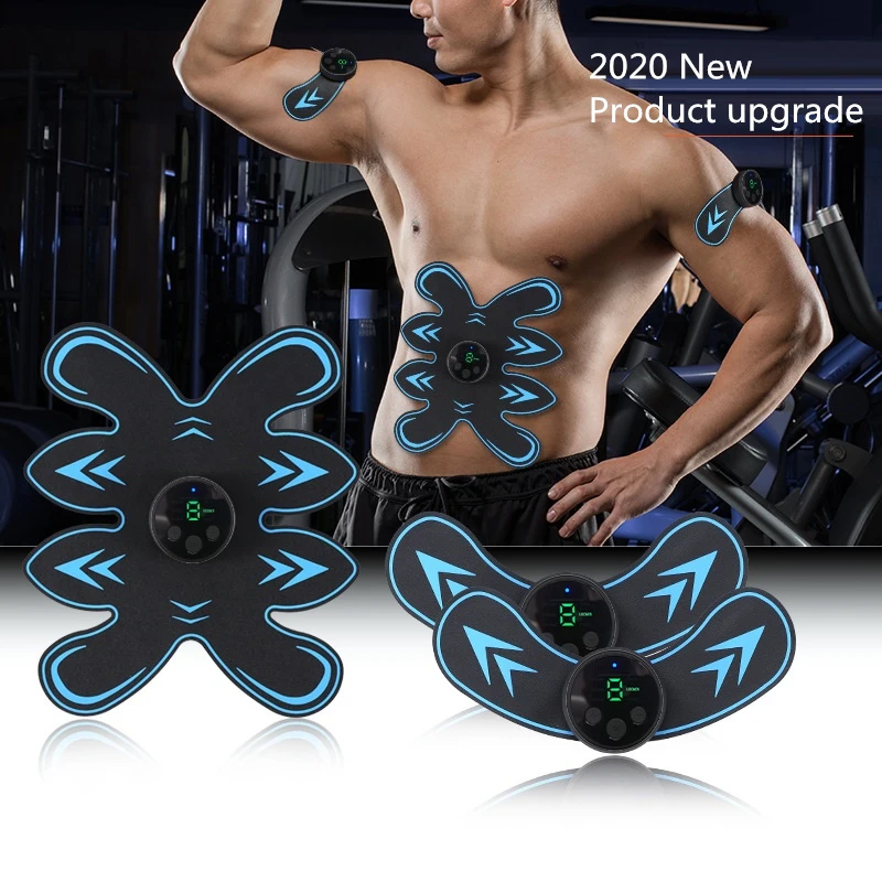 Стимулятор мышц живота тренажер электростимулятор для тренировки дома и