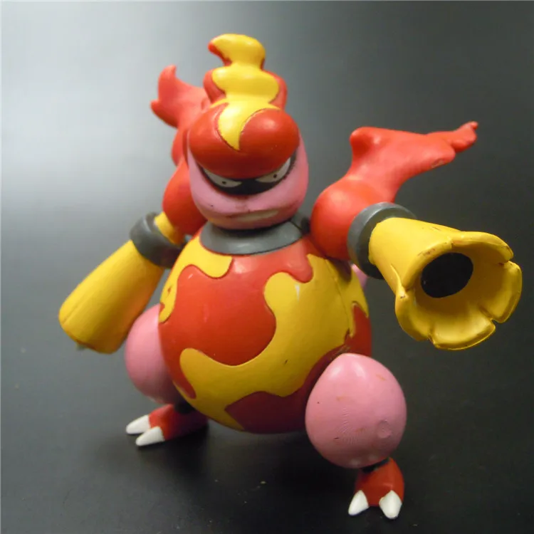 

Pokemon Fire Type Magmortar Magmar Joints Movable Limited Action Figure Model Toys