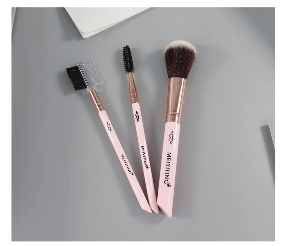 5 шт. мягкий набор комплекты кисточек для макияжа хайлайтер глаз косметическая