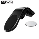 Магнитный автомобильный держатель для телефона GTWIN для iPhone в автомобиле крепление на вентиляционное отверстие 360 Металлическая магнитная подставка для телефона Поддержка Samsung Xiaomi