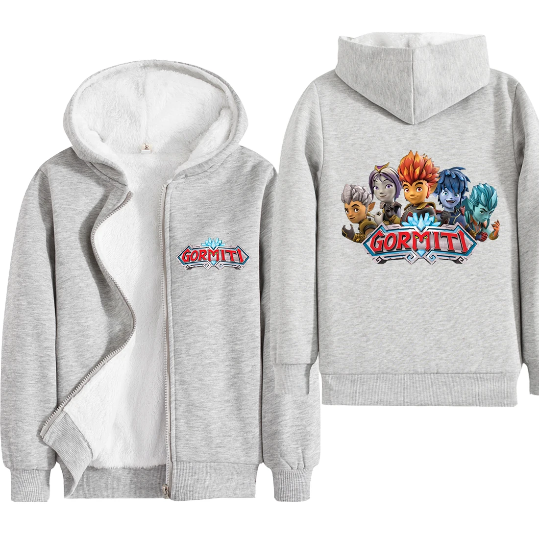 Весенне-осеннее пальто для мальчиков махровые куртки с капюшоном мстители