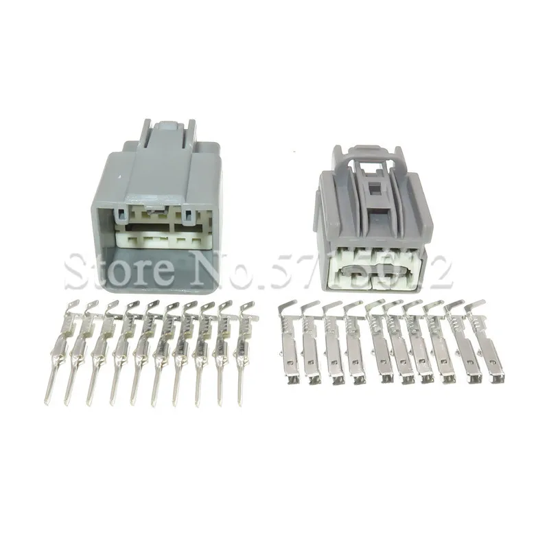 

10 Hole 7282-6455-40 7283-6455-40 Car Auto Rearview Mirror Cable Socket Female Male Connector For Ford