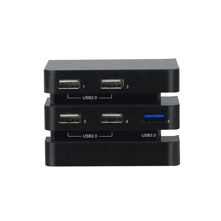 

For PS4 PRO 5 Ports USB Hub 3.0 & 2.0 Game Console Extend USB Adapter