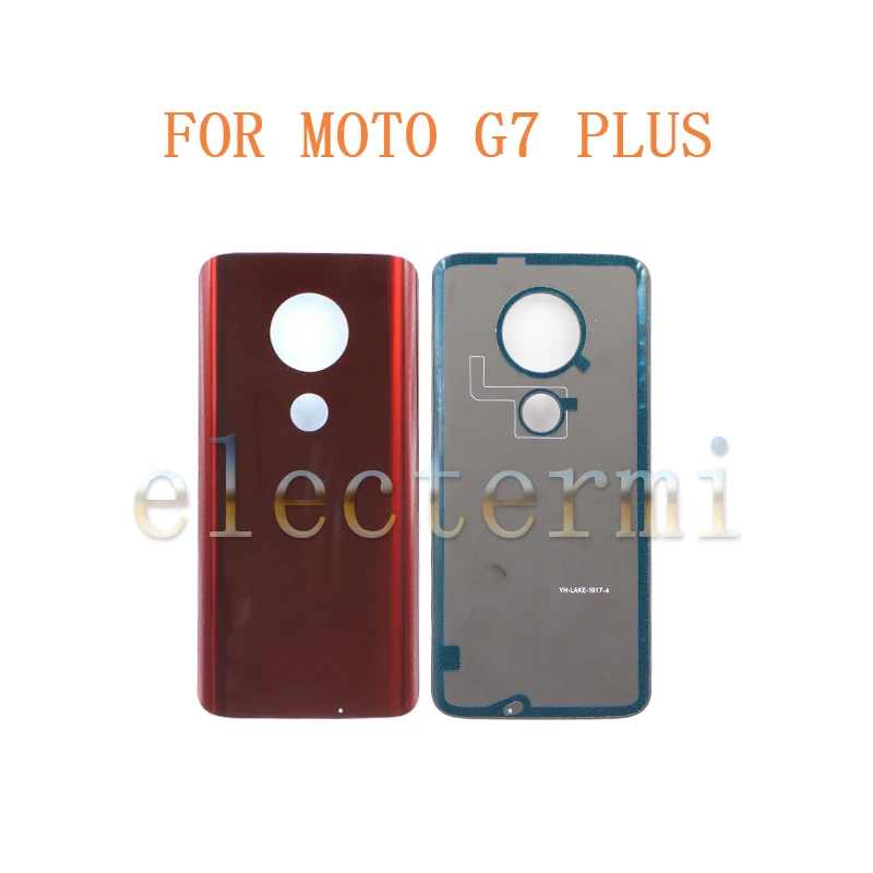 

Free Shipping 10pcs G7 PLUS Real Back Battery Cover For Motorol a Moto G7 PLUS Back Battery Cover Real Door Replacement