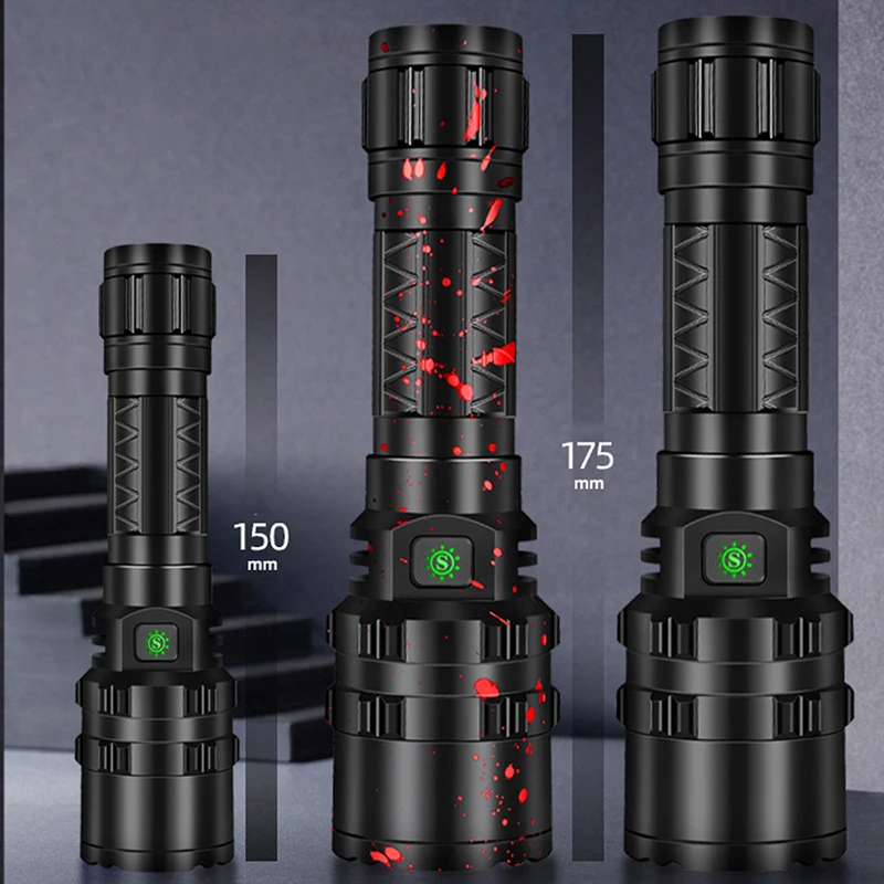 Xhp50.2 светодиодный фонарик Cree 18650 или 26650 аккумуляторная батарея ударопрочный