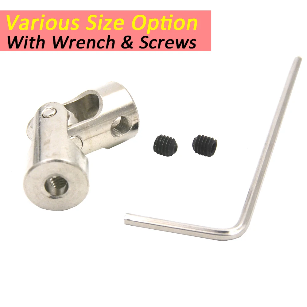 Металлический универсальный шарнир для радиоуправляемых автомобилей лодок