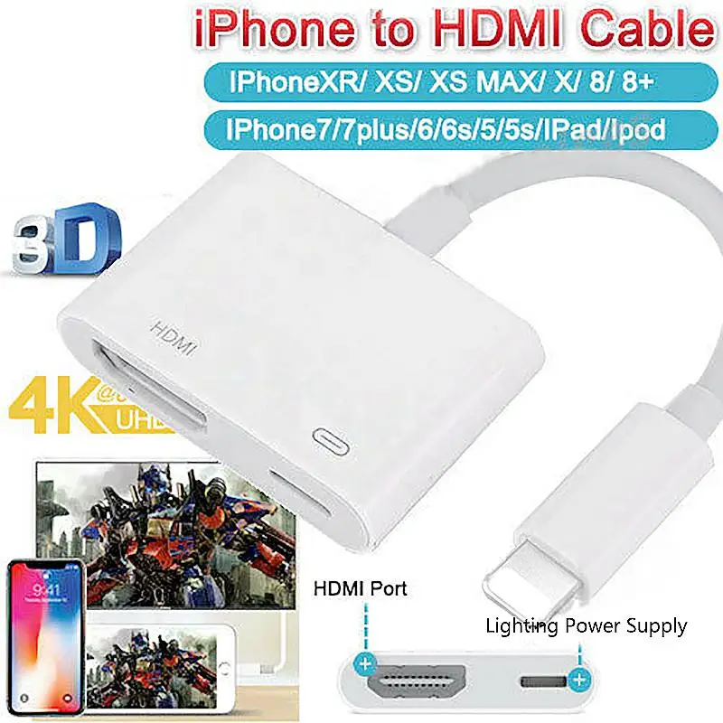 LHMZNIY 1080P HDMI кабель для освещения папа цифровой конвертер Женский HD AV Кабель