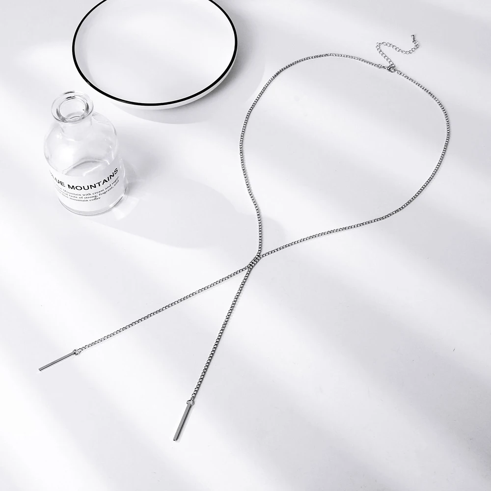 

Diamond Crystal Fashion Joker Electroplating Claw Chain Sweater Chain Contracted Luxury Senior Women Necklace Jewelry Wholesale