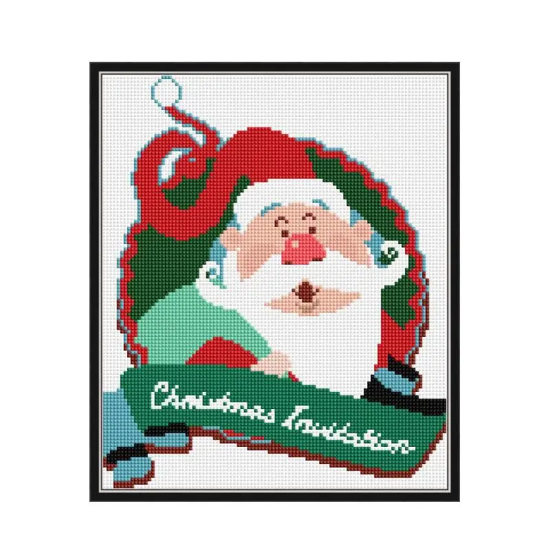 Счастливого Рождества 2 Алмазная картина полная дрель квадратная мультяшная