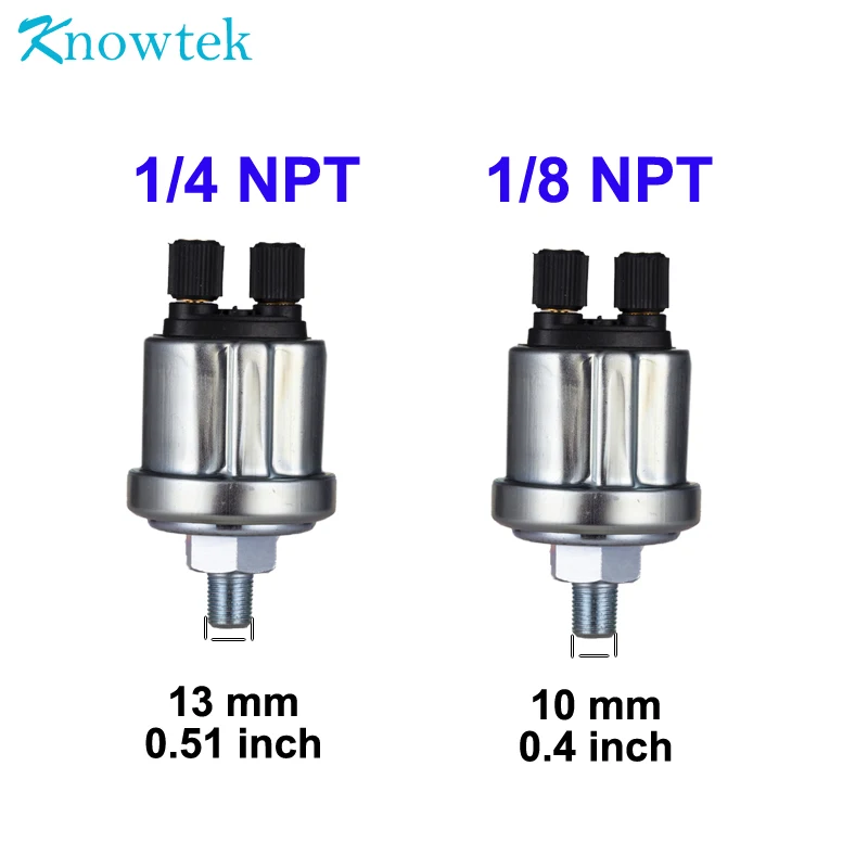 Универсальный резьбовой датчик давления масла VDO Type 1/8 NPT 10 мм для дизельного