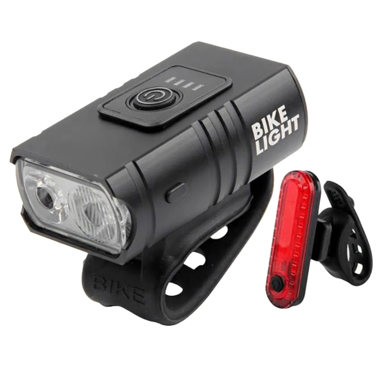 

Dropship-Bike Headlight 2XT6 LED MTB Waterproof Taillight Bike Front Headlight Rear Taillight Bicycle Flashlight Warning Lights