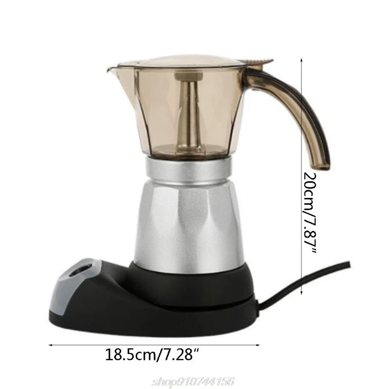 

Acrylic Italian Stove Espresso Machine 6 cups, primary color N25 20 Dropshipping